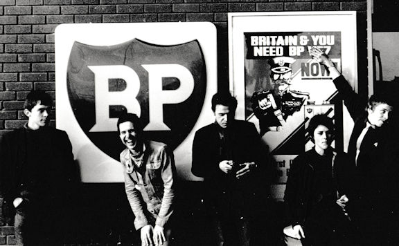 Early DIY promo shot at a local garage whose initials happened to be ...
